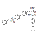 (R)-N-[3-[4’-(N-Benzylsulfamoyl)-4-biphenylyl]-1-(methylamino)-1-oxo-2-propyl]-4-cyclohexylbenzamide