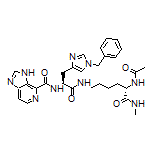 N-[(S)-1-[[(S)-5-Acetamido-6-(methylamino)-6-oxohexyl]amino]-3-(1-benzyl-4-imidazolyl)-1-oxo-2-propyl]-3H-imidazo[4,5-c]pyridine-4-carboxamide