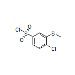 4-Chloro-3-(methylthio)-1-benzenesulfonyl Chloride