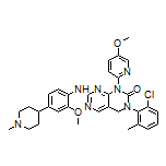 3-(2-Chloro-6-methylphenyl)-7-[[2-methoxy-4-(1-methyl-4-piperidyl)phenyl]amino]-1-(5-methoxy-2-pyridyl)-3,4-dihydropyrimido[4,5-d]pyrimidin-2(1H)-one