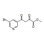 Methyl 4-(5-Bromo-3-pyridyl)-2,4-dioxobutanoate