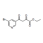 Ethyl 4-(5-Bromo-3-pyridyl)-2,4-dioxobutanoate