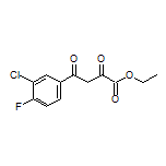 Ethyl 4-(3-Chloro-4-fluorophenyl)-2,4-dioxobutanoate