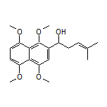 4-Methyl-1-(1,4,5,8-tetramethoxy-2-naphthyl)-3-penten-1-ol