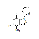 5,7-Difluoro-1-(tetrahydro-2H-pyran-2-yl)-1H-indazol-4-amine