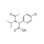 2-(4-Chlorophenyl)-2-(N-isopropylacetamido)acetic Acid