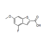 4-Fluoro-6-methoxybenzothiophene-2-carboxylic Acid