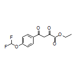 Ethyl 4-[4-(Difluoromethoxy)phenyl]-2,4-dioxobutanoate