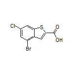 4-Bromo-6-chlorobenzothiophene-2-carboxylic Acid