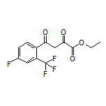 Ethyl 4-[4-Fluoro-2-(trifluoromethyl)phenyl]-2,4-dioxobutanoate