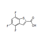 4,5,7-Trifluorobenzothiophene-2-carboxylic Acid