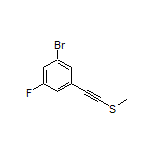 [(3-Bromo-5-fluorophenyl)ethynyl](methyl)sulfane