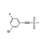 1-Bromo-3-fluoro-5-[(methylsulfonyl)ethynyl]benzene