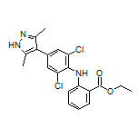 Ethyl 2-[[2,6-Dichloro-4-(3,5-dimethyl-4-pyrazolyl)phenyl]amino]benzoate