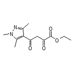 Ethyl 2,4-Dioxo-4-(1,3,5-trimethyl-4-pyrazolyl)butanoate