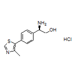 (R)-2-Amino-2-[4-(4-methyl-5-thiazolyl)phenyl]ethanol Hydrochloride