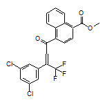 Methyl 4-[3-(3,5-Dichlorophenyl)-4,4,4-trifluoro-2-butenoyl]-1-naphthoate