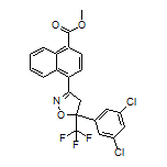 Methyl 4-[5-(3,5-Dichlorophenyl)-5-(trifluoromethyl)-4,5-dihydro-3-isoxazolyl]-1-naphthoate