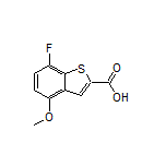 7-Fluoro-4-methoxybenzothiophene-2-carboxylic Acid