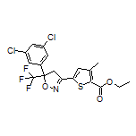 Ethyl 5-[5-(3,5-Dichlorophenyl)-5-(trifluoromethyl)-4,5-dihydro-3-isoxazolyl]-3-methylthiophene-2-carboxylate