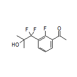 3’-(1’,1’-Difluoro-2’-hydroxy-2’-methylpropyl)-2’-fluoroacetophenone