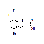 4-Bromo-7-(trifluoromethyl)benzothiophene-2-carboxylic Acid