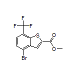 Methyl 4-Bromo-7-(trifluoromethyl)benzothiophene-2-carboxylate