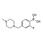 2-Fluoro-4-[(4-methyl-1-piperazinyl)methyl]phenylboronic Acid