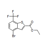 Ethyl 4-Bromo-7-(trifluoromethyl)benzothiophene-2-carboxylate