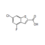 6-Chloro-4-fluorobenzothiophene-2-carboxylic Acid