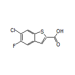 6-Chloro-5-fluorobenzothiophene-2-carboxylic Acid