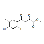 Methyl 4-(4-Chloro-2-fluoro-5-methylphenyl)-2,4-dioxobutanoate