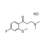 3-(Dimethylamino)-1-(4-fluoro-2-methoxyphenyl)-1-propanone Hydrochloride