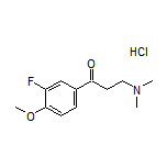 3-(Dimethylamino)-1-(3-fluoro-4-methoxyphenyl)-1-propanone Hydrochloride