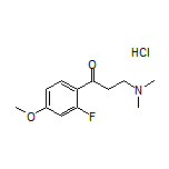 3-(Dimethylamino)-1-(2-fluoro-4-methoxyphenyl)-1-propanone Hydrochloride