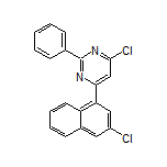 4-Chloro-6-(3-chloro-1-naphthyl)-2-phenylpyrimidine