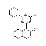 4-Chloro-6-(2-chloro-1-naphthyl)-2-phenylpyrimidine