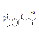 3-(Dimethylamino)-1-[4-fluoro-3-(trifluoromethyl)phenyl]-1-propanone Hydrochloride