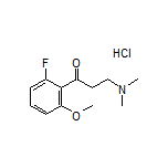 3-(Dimethylamino)-1-(2-fluoro-6-methoxyphenyl)-1-propanone Hydrochloride