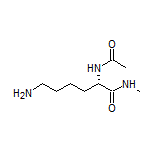 (S)-2-Acetamido-6-amino-N-methylhexanamide