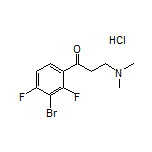 1-(3-Bromo-2,4-difluorophenyl)-3-(dimethylamino)-1-propanone Hydrochloride