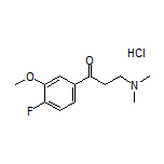 3-(Dimethylamino)-1-(4-fluoro-3-methoxyphenyl)-1-propanone Hydrochloride