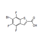 6-Bromo-4,5,7-trifluorobenzothiophene-2-carboxylic Acid