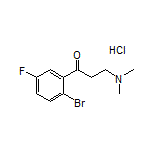 1-(2-Bromo-5-fluorophenyl)-3-(dimethylamino)-1-propanone Hydrochloride