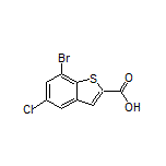 7-Bromo-5-chlorobenzothiophene-2-carboxylic Acid