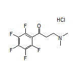 3-(Dimethylamino)-1-(perfluorophenyl)-1-propanone Hydrochloride