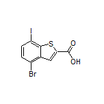 4-Bromo-7-iodobenzothiophene-2-carboxylic Acid