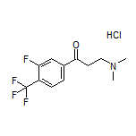 3-(Dimethylamino)-1-[3-fluoro-4-(trifluoromethyl)phenyl]-1-propanone Hydrochloride