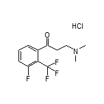 3-(Dimethylamino)-1-[3-fluoro-2-(trifluoromethyl)phenyl]-1-propanone Hydrochloride