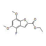 Ethyl 4-Fluoro-5,7-dimethoxybenzo[b]thiophene-2-carboxylate